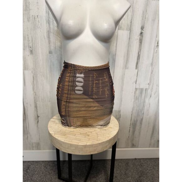 Fashion nova 100 dollar bill skirt - Picture 1 of 5